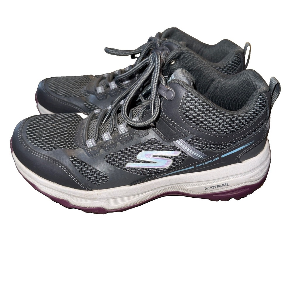 Skechers Go Trail Altitude Size 8 US Women's Gray Charcoal Black Hiking Mid Top